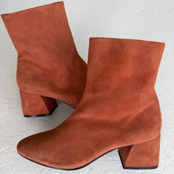 Vagabond Shoes - Size 40 - Vagabond Shoemakers Alice Suede Boot Block Heel